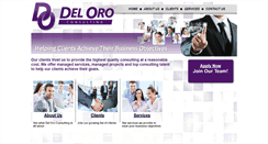 Desktop Screenshot of deloroconsulting.com